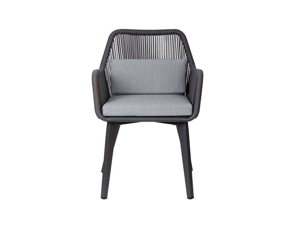 Falcon Aluminium And Rope Outdoor Dining Chair