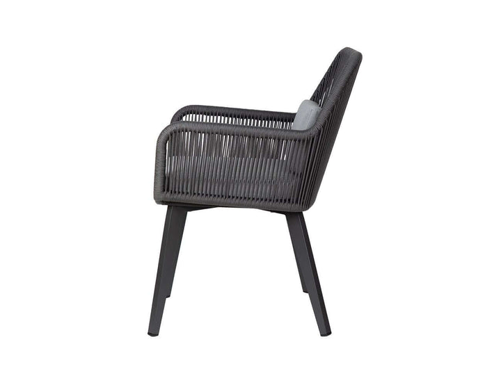 Falcon Aluminium And Rope Outdoor Dining Chair