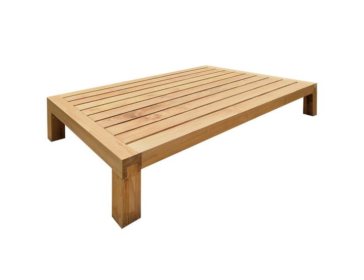 Malibu Teak Outdoor Coffee Table, Teak Coffee Tables