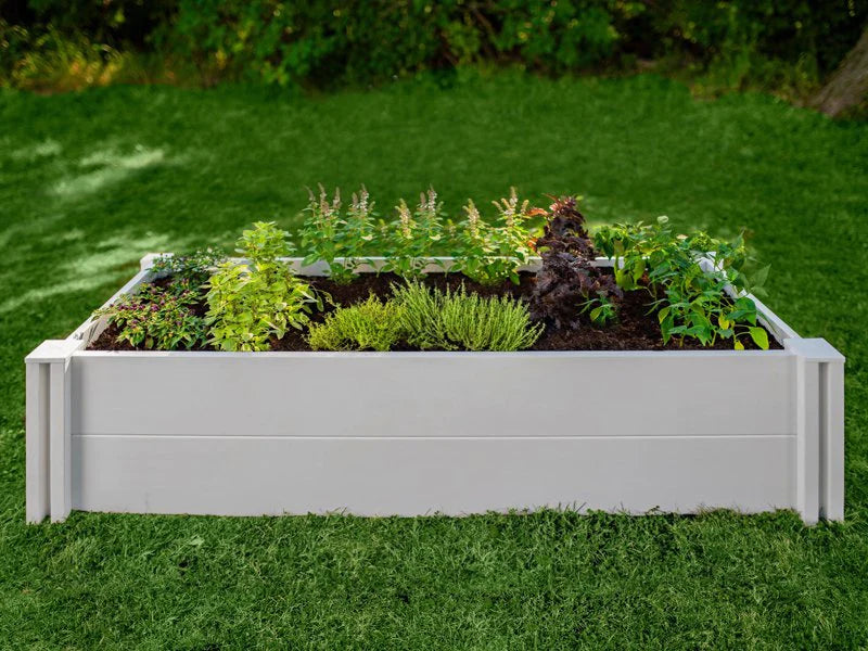Modular Raised Garden Bed with Grow Grid 115 x 57 x 33cm, Gardening