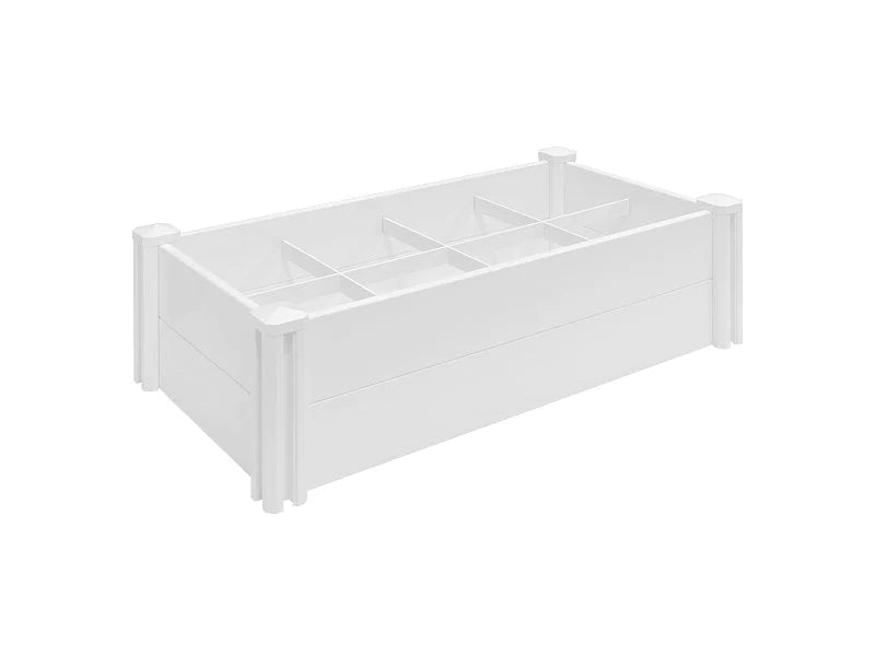 Modular Raised Garden Bed with Grow Grid 115 x 57 x 33cm
