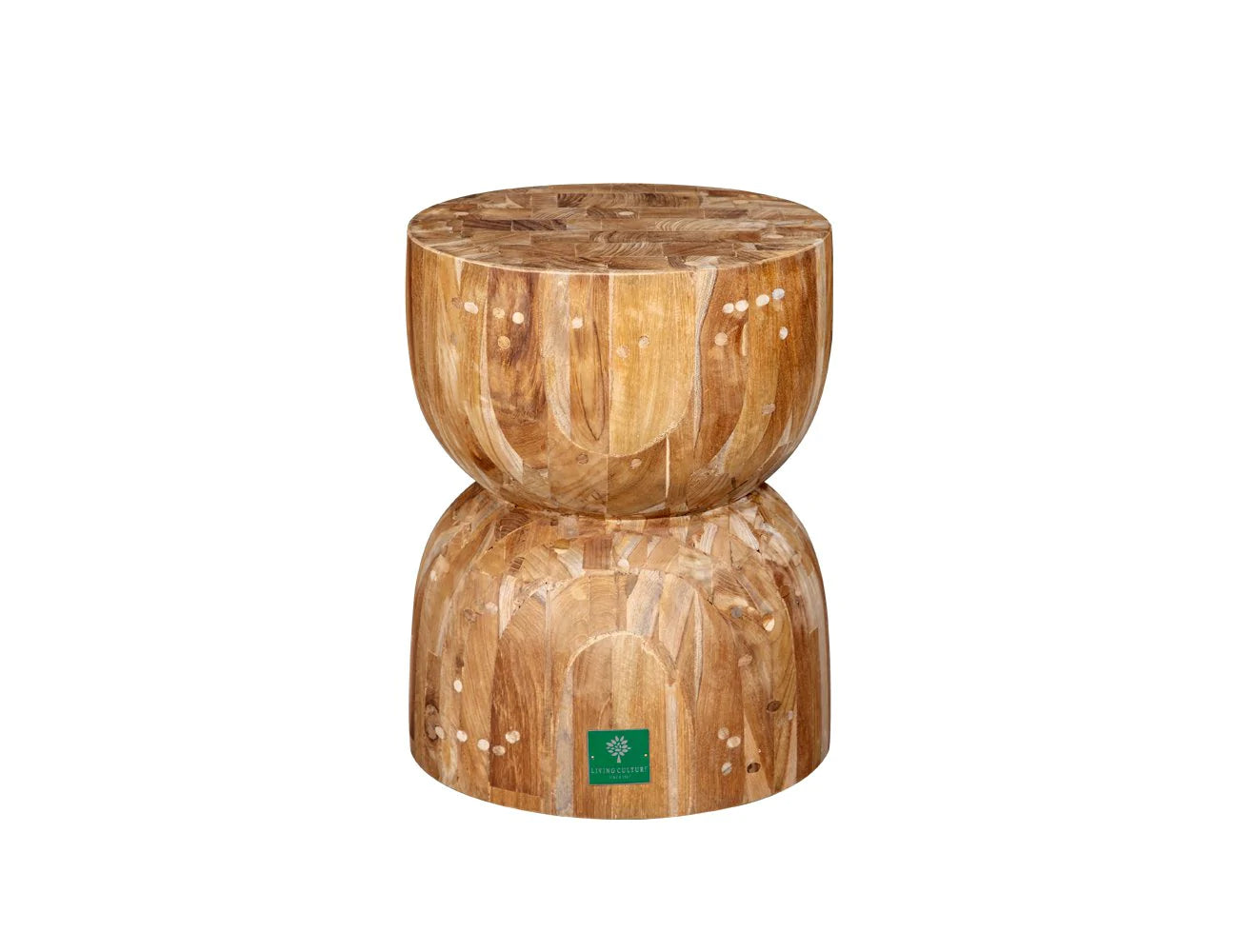 Teak Curve Stool