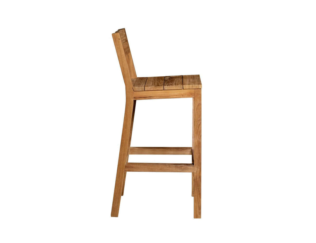 Teak Outdoor Bar Chair