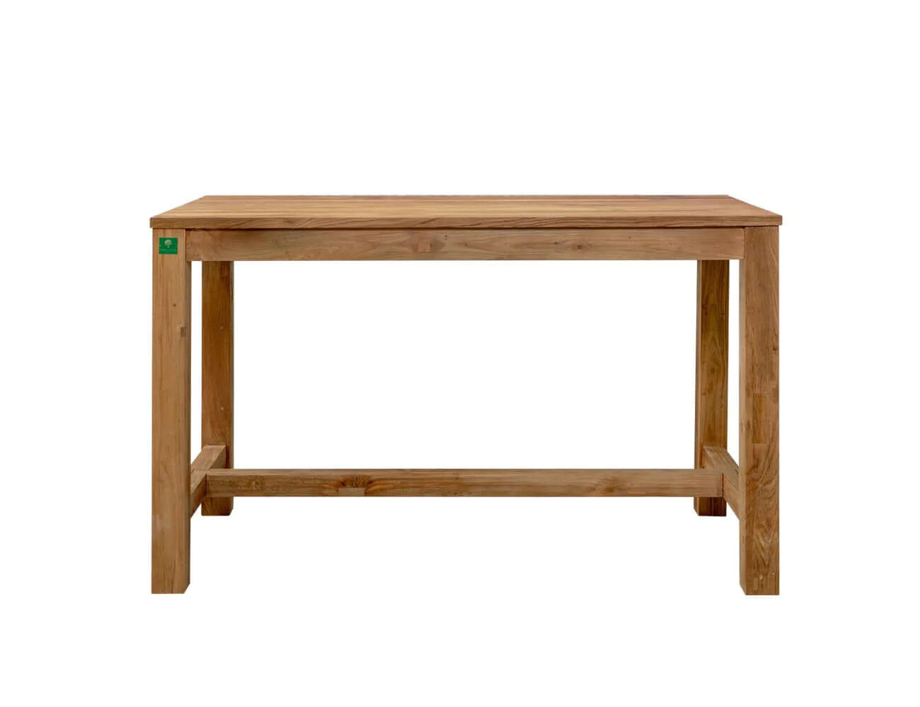Teak Rectangular Counter Height Table