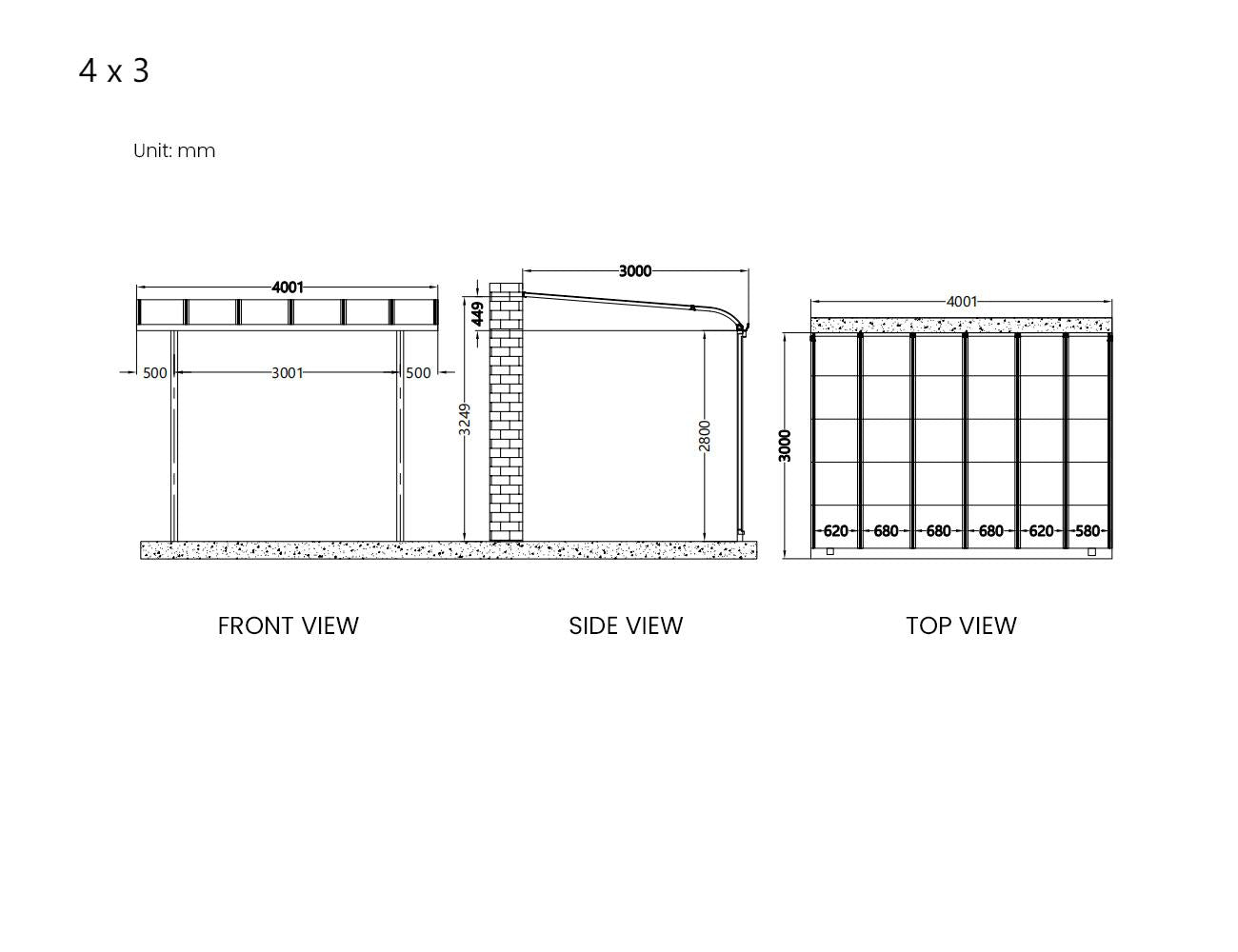 Country Wall Mounted Patio Cover Collection - Luxi Living